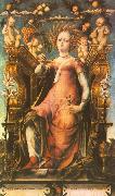 MICHELE PANNONIO Ceres Enthroned France oil painting artist